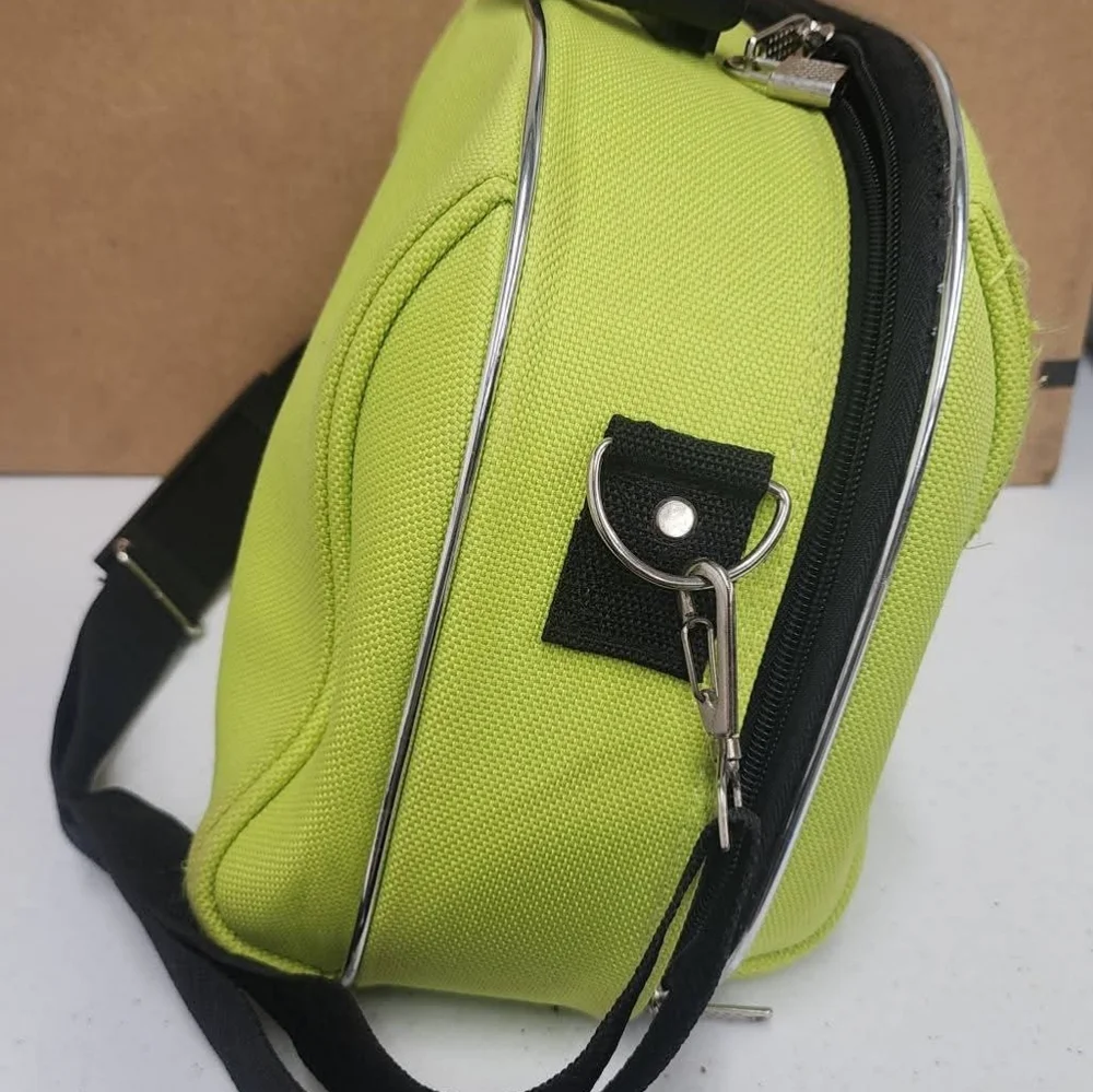Luca Vergani Makeup Cosmetic Case Travel Bag Chartreuse GreenCarry On Luggage